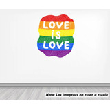 Vinil Sticker Pared 60 Cm. Lado Pride Modld0020