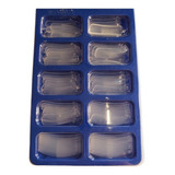 100 Moldes De Uñas De Gel Uv Transparentes  