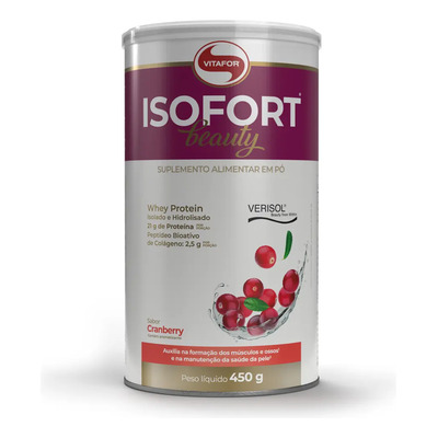Suplemento Alimentar Isofort Beauty Cranberry 450g Vitafor Cranberry | Frete grátis