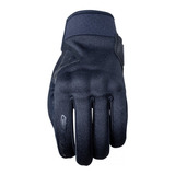 Guante Five Globe Negro Protecciones Mesh Moto Delta