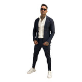 Conjunto Blazer E Calça Brngaline Com Elastano Exalt Urban