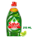 Salvo Líquido Detergente Trastes Fórmula Aroma Limón 215ml