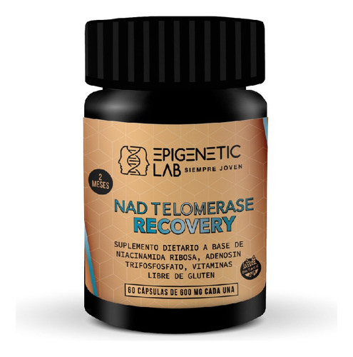 Nad Telomerase Adn Recovery X 60 Capsulas  Epigenetic Lab