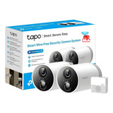 2 Cámaras De Vigilancia Inteligente Con Batería Tapo C400s2 Color Blanco