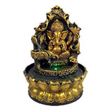 Ganesha Statues - Fuente De Agua Para Interiores, Estatua De Buda De Elefante Con Bola Rodante, Fuente Zen Para Decoración De Escritorio En Casa, Oficina, Dormitorio (estilo 1)