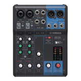Yamaha Mg06 Mixer Consola 6 Canales 48v Plug Mg 06 Oferta!!!