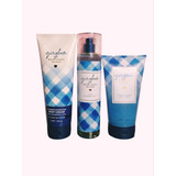 Set 3 Piezas Gingham Bath And Body Works