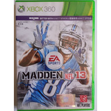 Jogo Madden Nfl 13 Xbox 360 Original Fisico Cd.