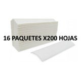 Toalla De Papel Interfoliada 200 Hojas Caja X16 Paquetes 