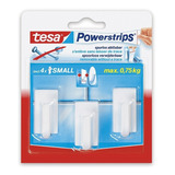 Ganchos Adhesivos De Pared Powerstrips Chicos X 3 Unid Tesa 