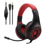 Fone Gamer Headset Bass Hd Com Luz Led Usb