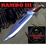 Cuchillo Rambo 3 Stallone Militar Supervivencia Comando