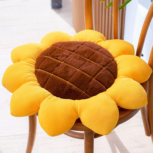 Almohada De Suelo De Flores De 19 Pulgadas, Cojín Con Forma 