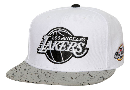 Gorra Mitchell&ness Nba Cement Top Los Angeles Lakers Plana