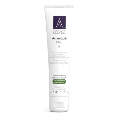 Cepage Acneiqué Mat Crema Gel Matificante Seborreguladora Hidratante Anti Brillo Pieles Grasas Acneicas Tipo de piel Grasa | Envío gratis