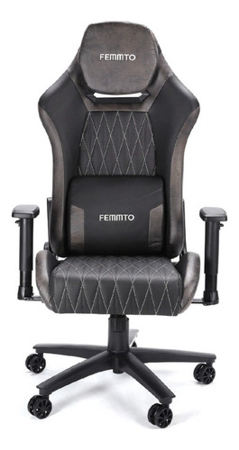 Silla Gamer Pro Femmto Gp001 Negro Reclinable 135° 