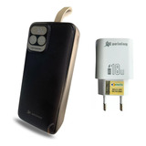 Kit Carregador Turbo Portátil Power Bank 30.000mah + Fonte P