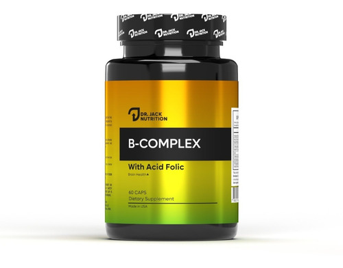 Complejo B + Acido Folico 60 Capsulas | Dr Jack Nutrition