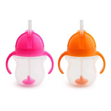 Set Vaso Entrenador Munchkin Con Pitillo Flexible 7 Onz Niña