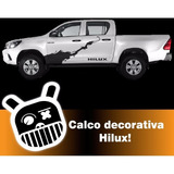 Calco Ploteo Splatter 2 Toyota Hilux Calcomania Vinilo Me
