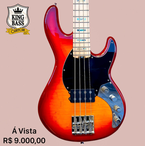 Baixo Nzaganin Blb Music Man 4 Cordas / Aguilar