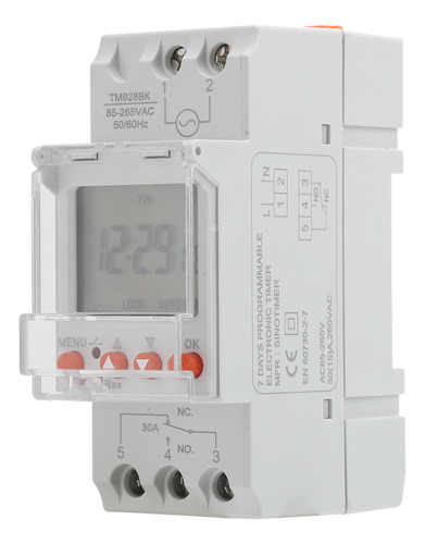 Temporizador Digital Analógico Programable Lcd De 24 Horas C