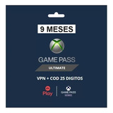 Xbox Game Pass Ultimate Assinatura 9 Meses Código Descrição