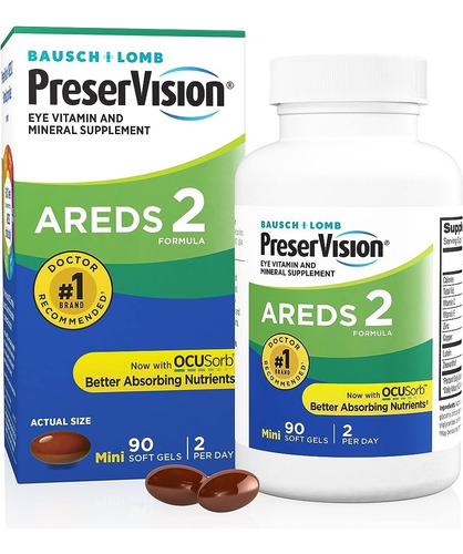 Bausch&lomb Areds 2 Preservision Lutein Zeaxanthin 90 Msg