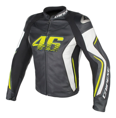 Chamarra Para Motociclismo Dainese Vr46 D2 Leather