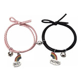 2 Pulseras Magnéticas De Amistad Pulsera Amigos Best Friends