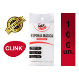 Kit 100 Esponjas Mágica Bucha  Multiuso Limpa Remove Manchas