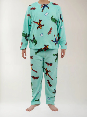Pijama Polar Niño Navidad Hulk Personajes Regalo | MercadoLibre