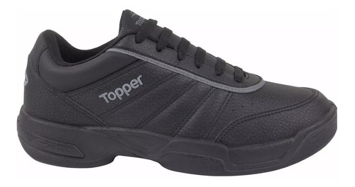 Topper Zapatillas Cuero Tie Break Cordón Niño