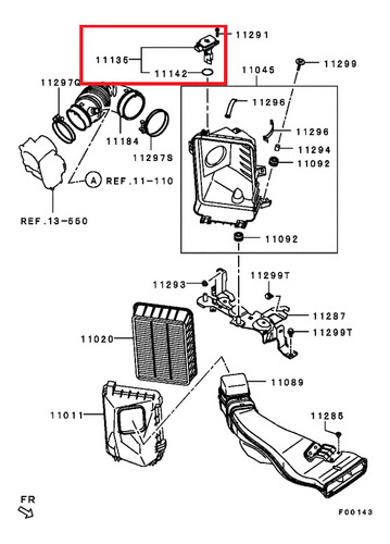 Sensor Maf Outlander / L200 Sportero / Montero V87 Foto 2