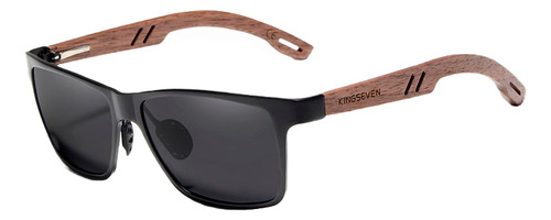 Lentes De Sol Originales Kingseven Polarizados Uv400 Madera