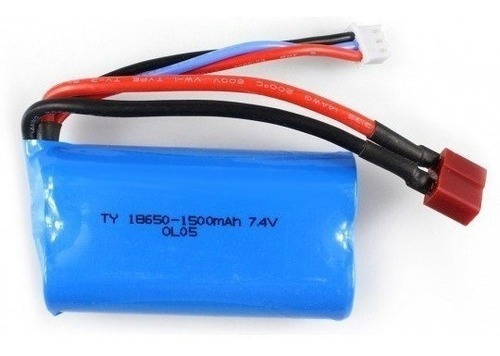 Bateria 7,4v X 1500mah P/ Carrinhos  12428 - 12423- 12427 Wl