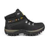 Bota Adventure Masculina Reforçada Costura Lateral Preto 130