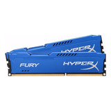 Memória Ram Fury Color Azul  8gb 1 Hyperx Hx318c10f/8