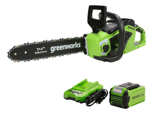 Greenworks Motosierra De 40 V Y 14 Pulgadas, Batería Usb D.