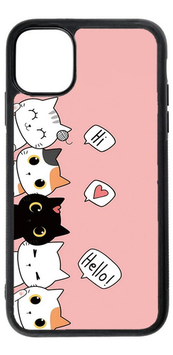 Carcasa Funda Para iPhone 11 Gatitos Diseño 2