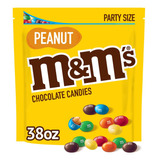 M&m's Caramelo De Chocolate De Cacahuete, Bolsa Tamaño Fiest