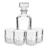 Juego Set De Whisky X 5 Piezas Jarra 900ml + Vasos 200ml