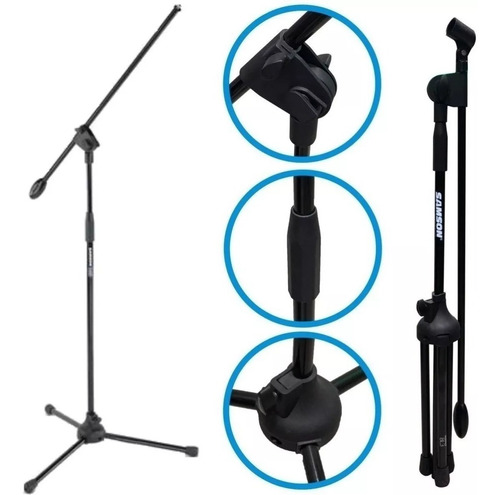 Pie Samson Para Microfono Boom Bl-3 Soporte Cantantes Mic Cu