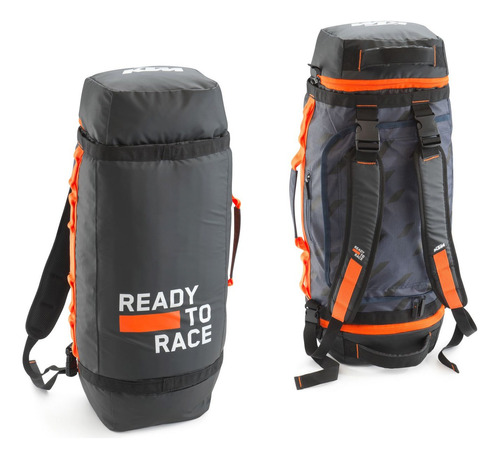 Mochila Bolso Ktm Pure Duffle Bag Con Pouch Estuche 45 Lts