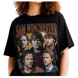 Playera Sam Winchester, Camiseta Supernatural Hunt