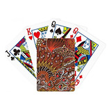 Diythinker Dibujo Lineal Abstracto Peces Rojos Poker Jug