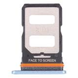 Bandeja De Tarjeta Micro Sd Sim + Azul Para Xiaomi Redmi K50