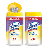 Lysol Toallitas Desinfectantes De Doble Accion Con Textura D