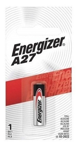 1 X Pila Alcalina A27 Energizer 12v Control Remoto 27a