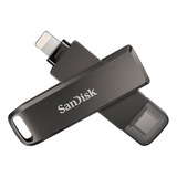 Memoria Usb Sandisk Ixpand Drive Luxe, 64gb, Usb 3.1, Negro